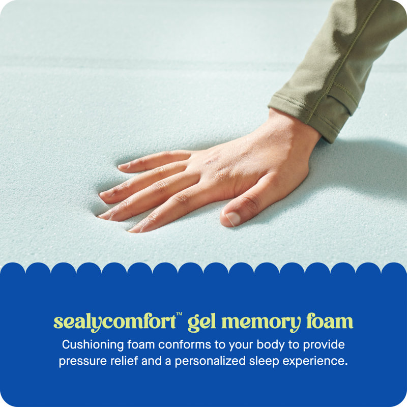 Sealy Dreamlife 1.5” Medium Gel Memory Foam Mattress Topper, California King