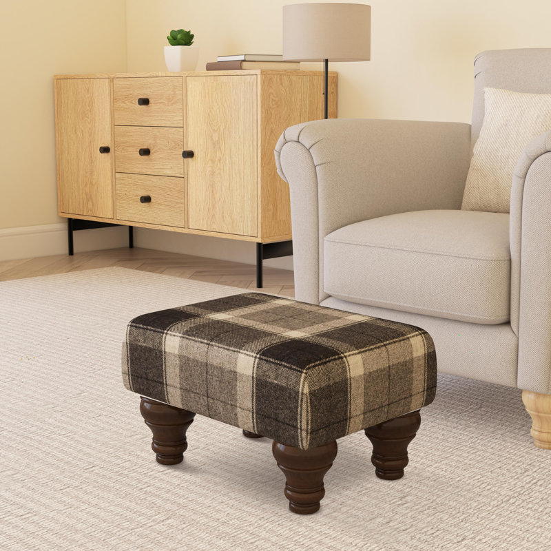 Manufactured Wood Accent Stool, Mahogany