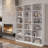 72.1" Triple Row 6-Tier White Open Bookshelf, Large Cube Storage Bookcase with 18 Storage Cubes, Display Shelving Unit for Home & Office-926512859