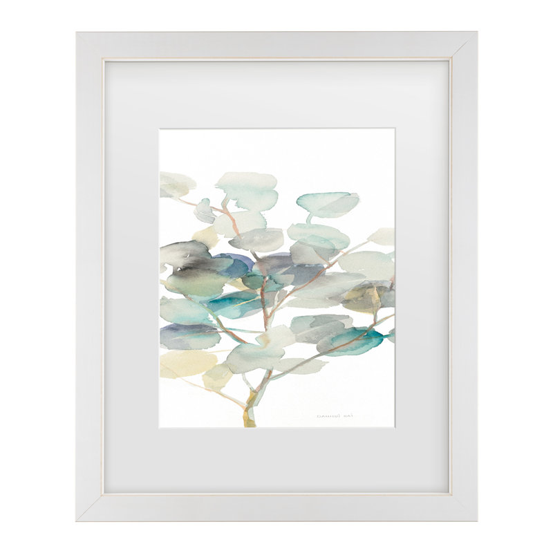 Danhui Nai «Eucalyptus III White Crop», art encadré mat, H 22 po x l 18 po x P 0,75 po