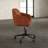 Flannigan Faux Leather Swivel Office Chair-616849412