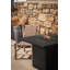 Planika Square Table Gas Fire Pit with Attachable Table, 10 kW,