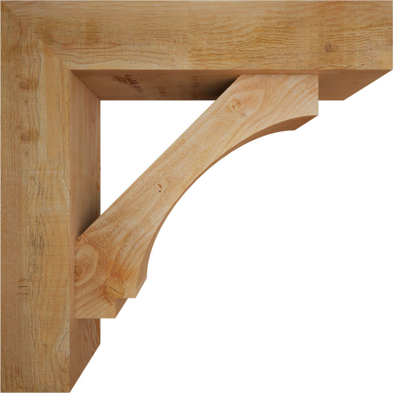 Support de bloc impérial avec entretoise décalée, 34 x 34, Sapin Douglas de l 8 po (scié brut)
