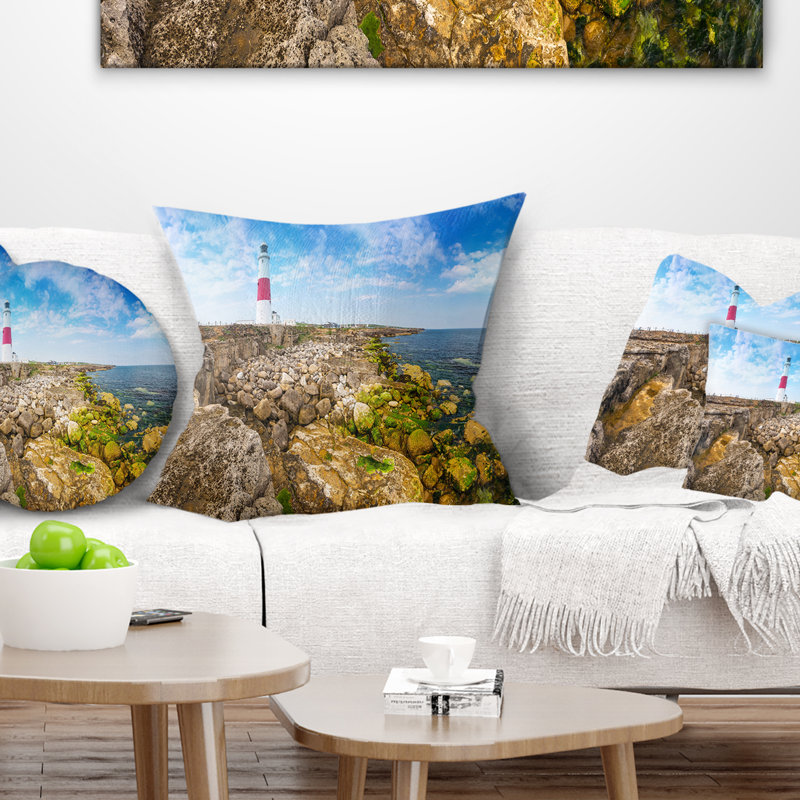Coussin Portland Bill, 16 po x 1 po, Coussin décoratif