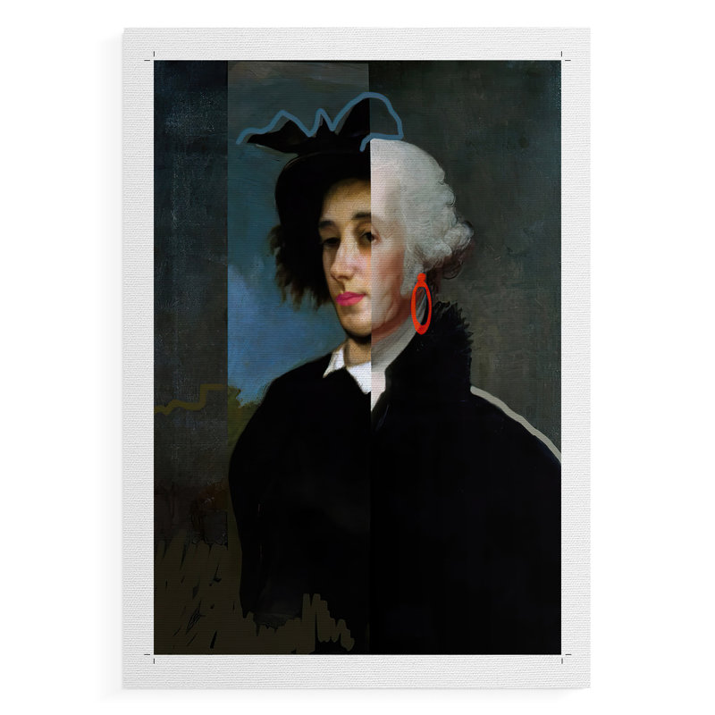 CheekyMasterGeorge - Impression sur toile seulement - NON-CADRE