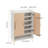 Modern Shoe Cabinet with Adjustable Shelves-1494982231