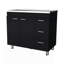 Armoire de cuisine 3 portes Wenge