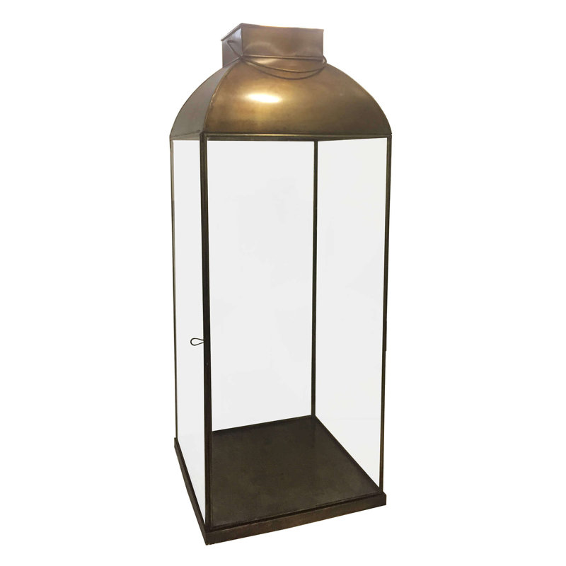 Glass Wall Lantern, 80cm H x 31cm W x 31cm D