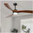 60-inch 3-leaf solid wood ceiling fan light-1392408820