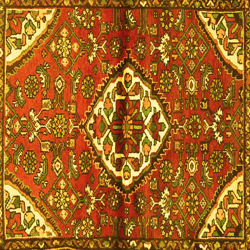 Washable Floral Indoor Rug, Square 8'