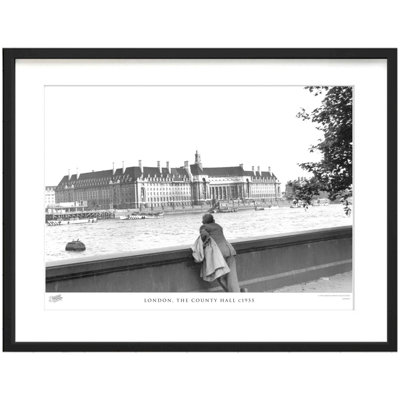 London, The County Hall C1955 by Francis Frith - Single Picture Frame Print