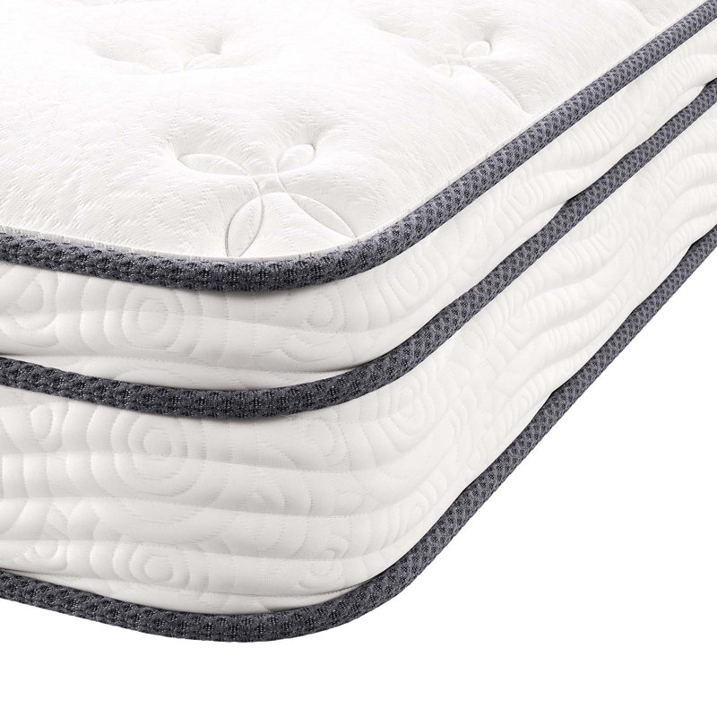 Jenna 8" White Pillowtop Innerspring Twin Mattress