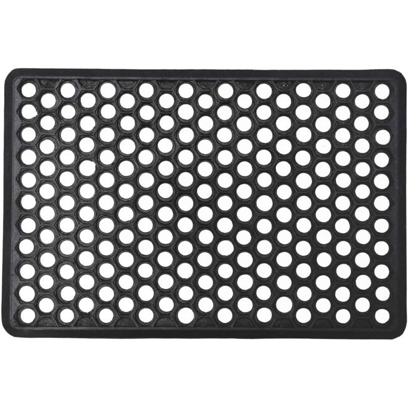  Honeycomb Outdoor Rubber Ring Entrance Floor Door Mat Honeycomb Boot Trays & Scraper