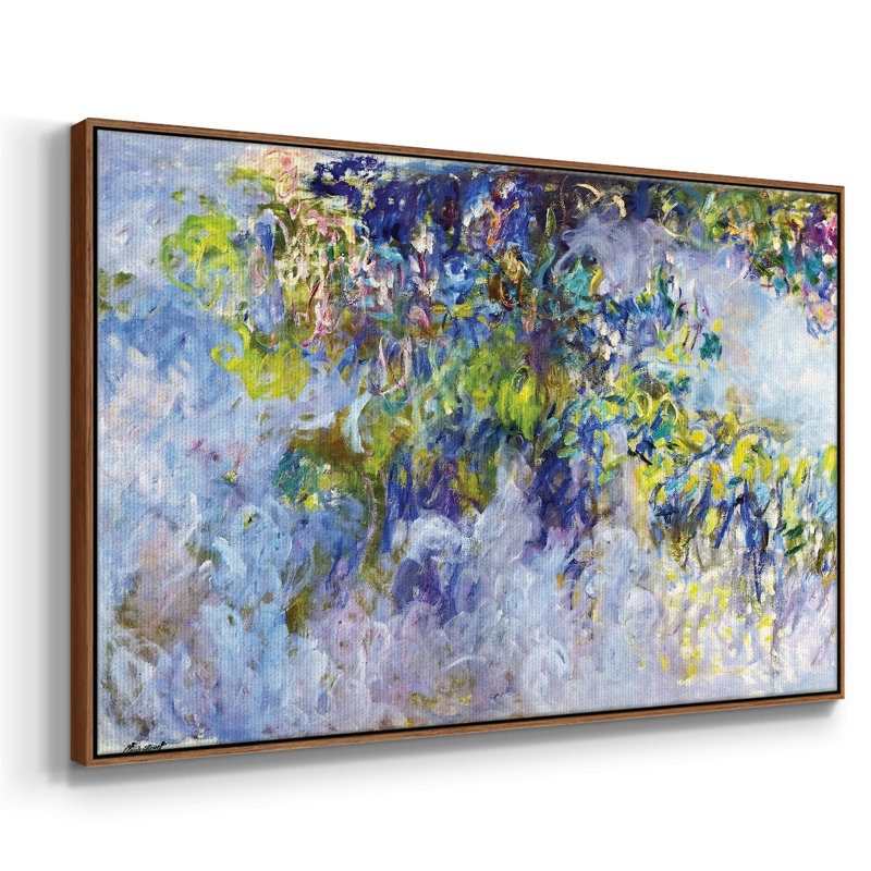 Wisteria, 1919, reproduction d'art sur toile, Noyer, H 27 po x l 41 po x P 2 po