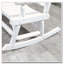Heavy Duty Wood Rocking Loveseat with Log Design