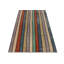 Pasha Wool Striped Area Rug in Blue/Purple/Red