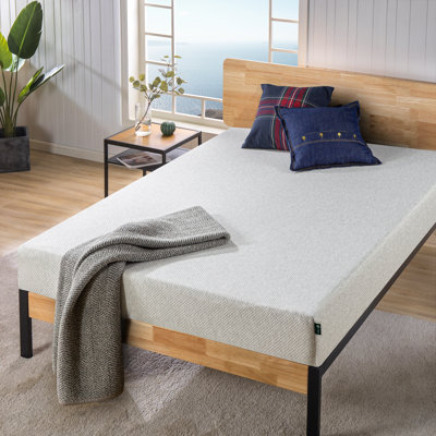 Zinus 8'' Medium Green Tea Infused Memory Foam Mattress