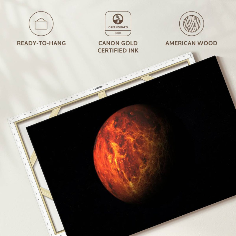 Oberle Planet Mars, 30" H x 45" W