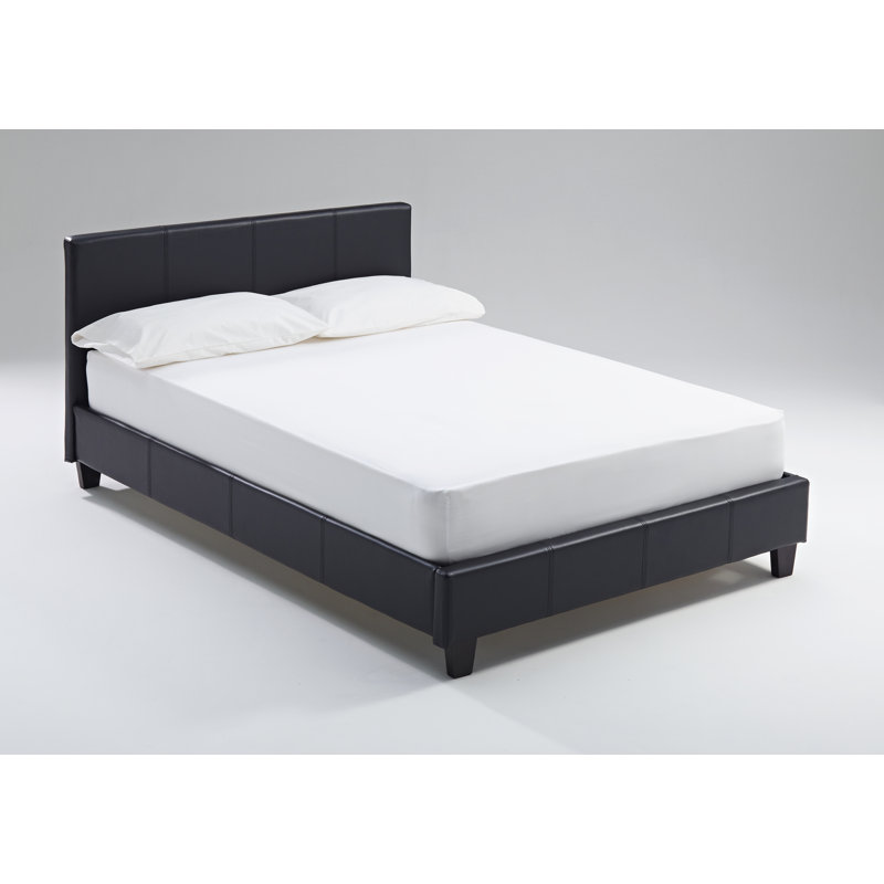 Upholstered Bed, Black, Kingsize (5')