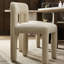 Rodin Dining Chair-Crypton Wayfarer Snow