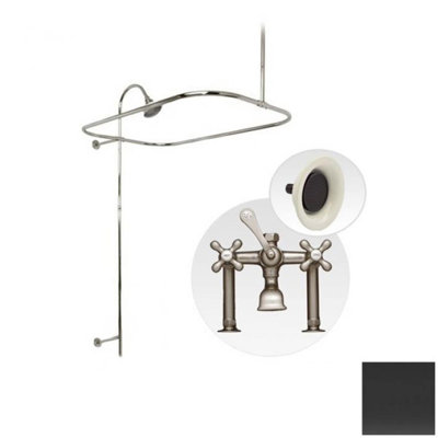 2 Handle Deck Clawfoot Tub Faucet