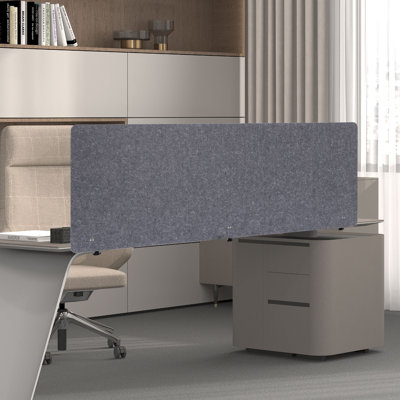 Desk Mounted Acoustical Privacy Panel