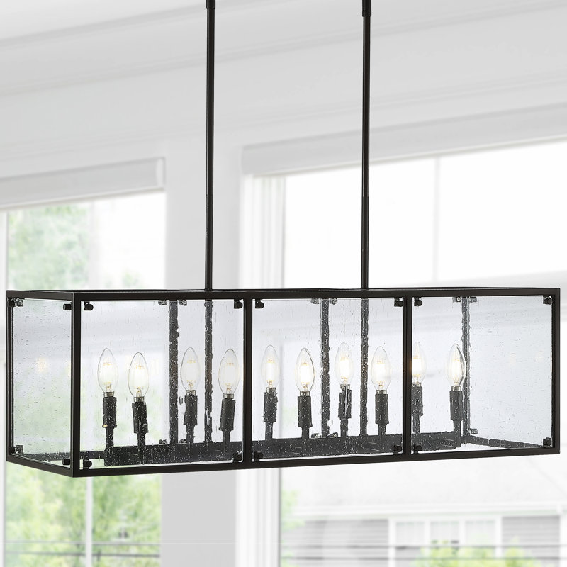 Luminaire suspendu géométrique 10 lumières