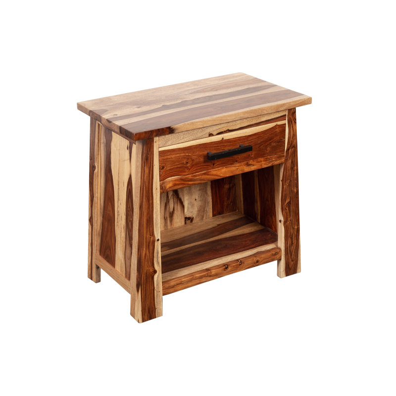 Ringgold 25.5'' W Solid Wood Nightstand, Brown