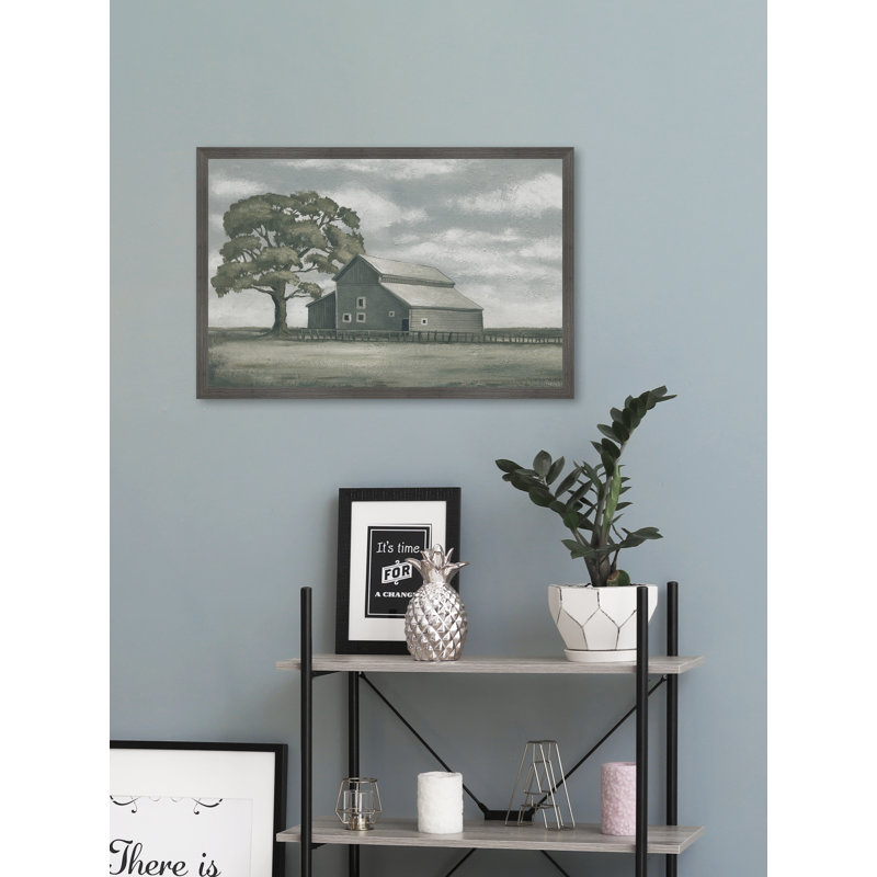 Memories At The Barn by Parvez Taj - Single Picture Frame Painting, 20cm H x 30cm W x 3.81cm D