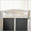 Paravent 4 panneaux pliable de style maison de campagne, écran d'intimité en bois portable avec tableaux noirs pour la maison et le bureau
