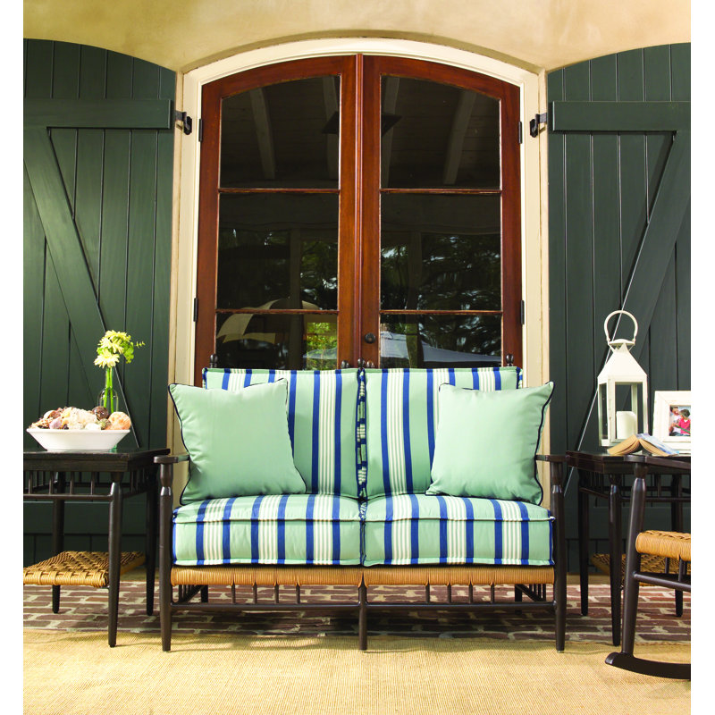 Low Country Outdoor 2 - Seat Loveseat, Black Sand