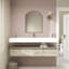 Ensemble de meuble-lavabo simple mural Alysa-71095508