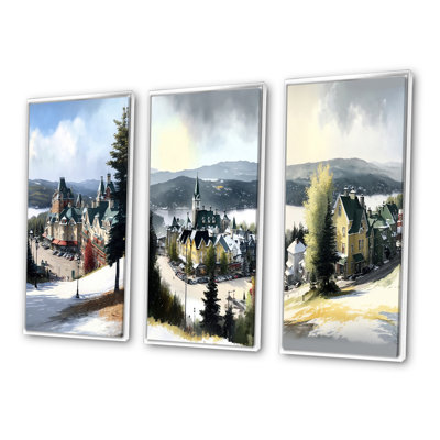 3 pièces sur toile