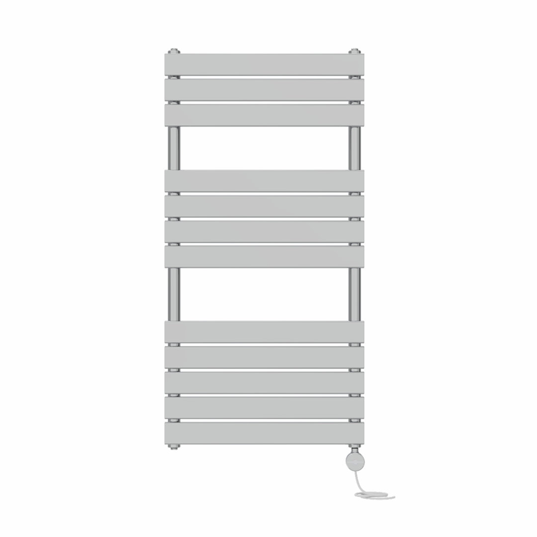 Prefilled Thermostatic Electric Flat Panel Heated Towel Rail