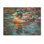Art nouveau naturel - animal de canard sur bois