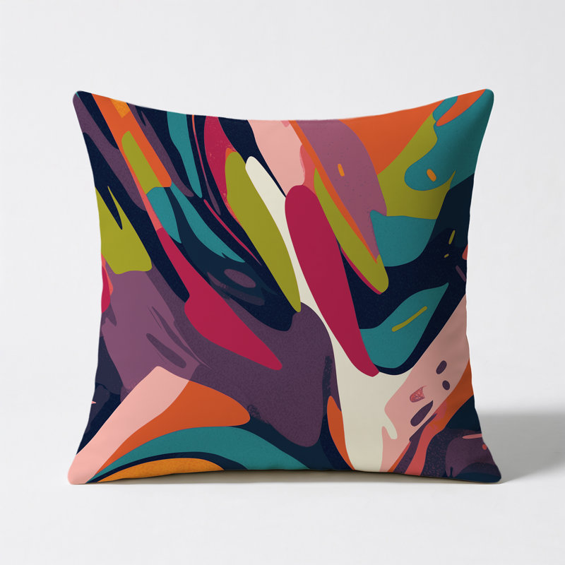 Chromatic Illusion Indoor And Outdoor Throw Pillow, Square 20"