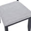 Chaise d'appoint de salle à manger rembourrée en bois massif Archy-1107675276
