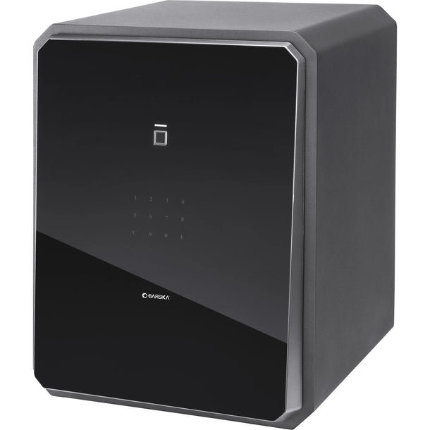 Obsidian 1.15 cubic feet 9-User Touchscreen Biometric Keypad Security Safe, 17.56"H x 14"W x 10.47"D