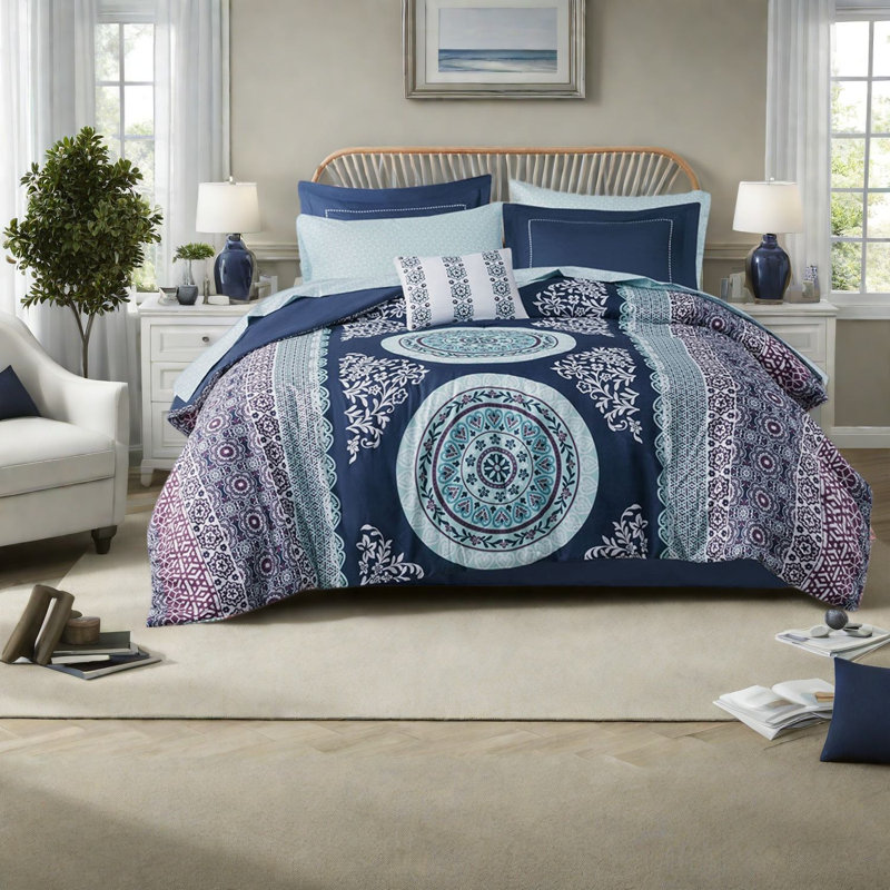 Ensembles de literie bohémiens en polyester chic, pour la maison et la famille