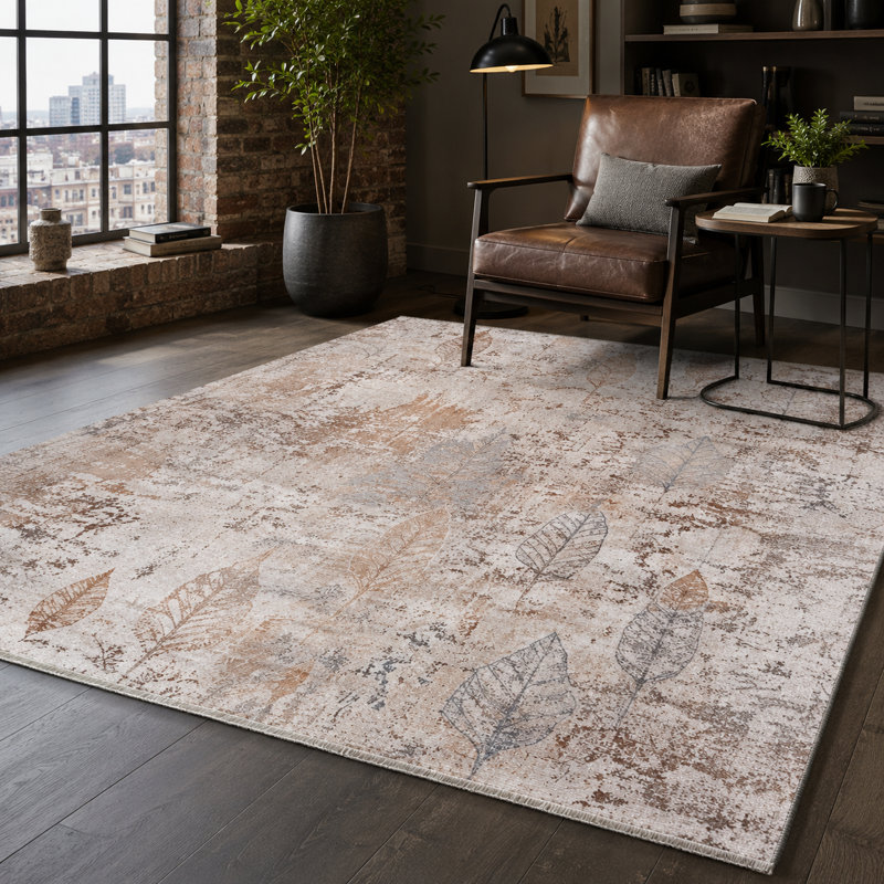Striped Cotton and Chenille Flatweave Area Rug, 200 x 300 cm