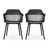 Jacqueline Plastic Outdoor Dining Armchair-1322322482
