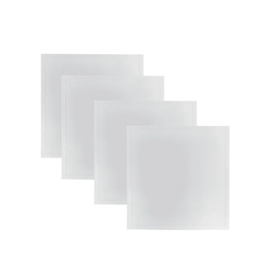  4-Pack 2x2 40W LED Flat Panel Light | 5 Wattage Tunable | 5CCT Tunable | White