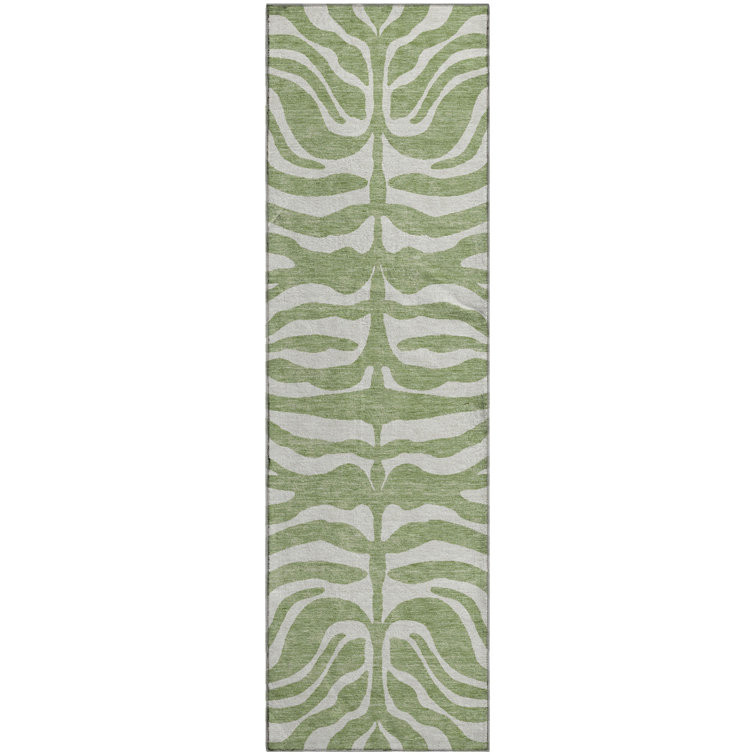 Premium Machine Washable Goulven AMF1042 Animal Print Rug