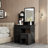 Moriah 55.1'' H Makeup Vanity Set with Stool and Mirror-2000437915