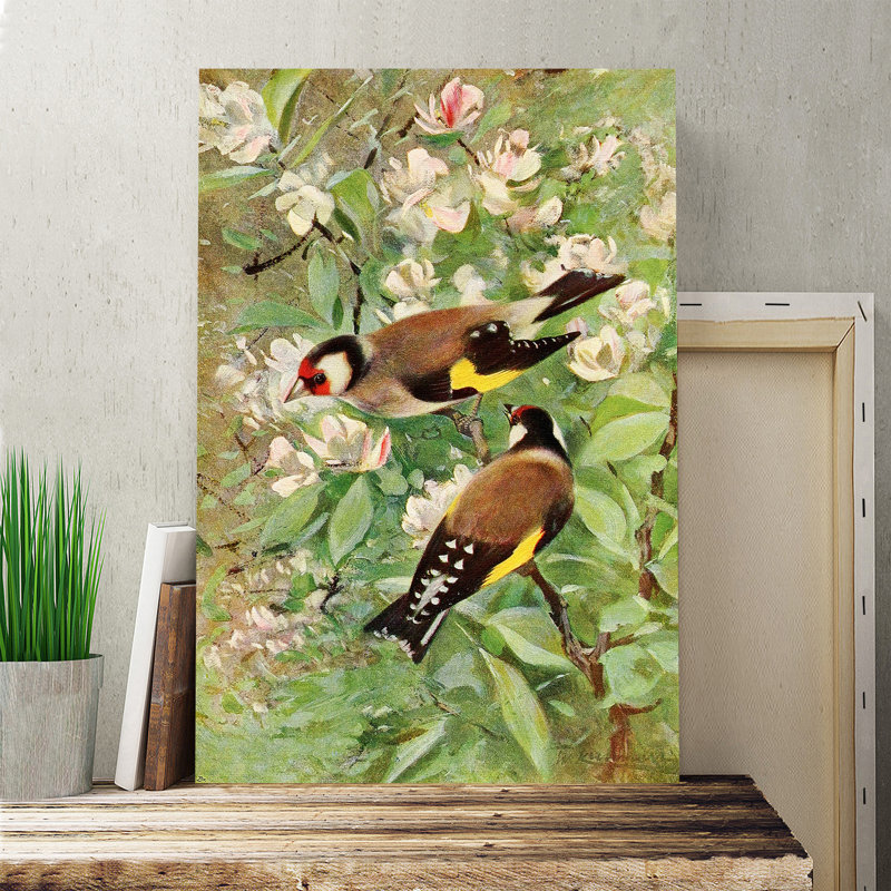 Wilhelm Kuhnert - Wrapped Canvas Painting, 50cm H x 35cm W