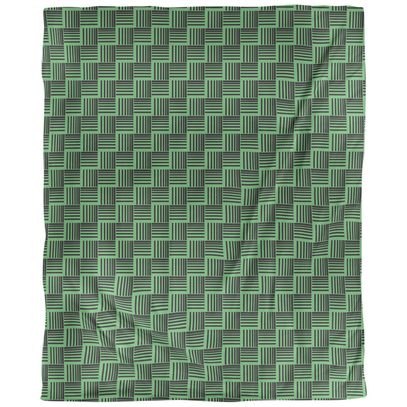 Tissu basketweave, Vert, L 60 po x l 36 po, Polyester filé