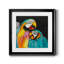 Perroquet ludique - peinture encadrée-1730320301-1730320468