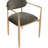 Riccio Performance Fabric Upholstered Dining Arm Chair-992955089-992955099