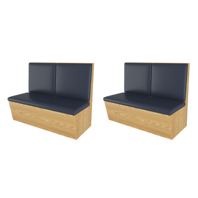 Banc rembourré en similicuir restaurant Cafe Bakery