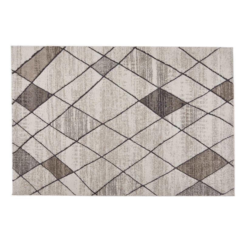 Akaysia Geometric Area Rug, Rectangle 80 x 150cm